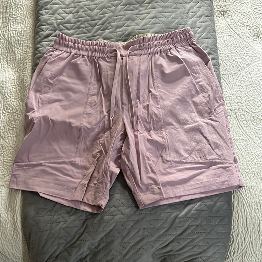 Lululemon Athletica Pink Athletic Shorts Elastic Waist